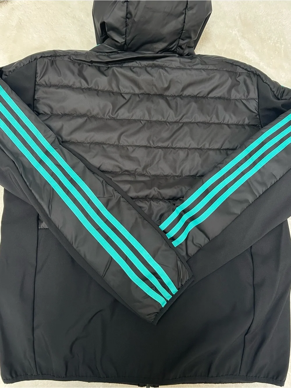 Adidas Mercedes AMG PETRONAS F1 Team DNA Puffer Jacket Size M Men’s Style JV5433